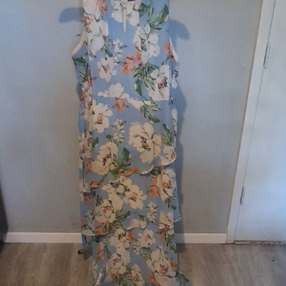 Cato Sleeveless Blue Floral Maxi Dress – Size 18/20 - Picture 2 of 7